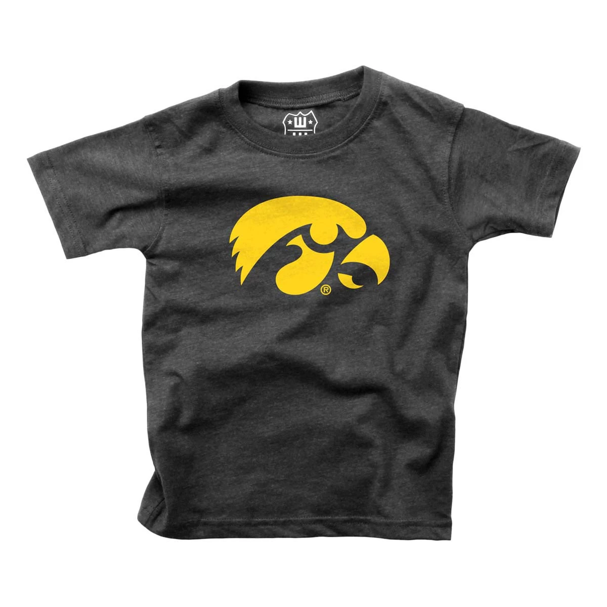 Wes And Willy Kids' Iowa Hawkeyes Basic Logo T-Shirt Black 3 Wes And Willy Kids' Iowa Hawkeyes Basic Logo T-Shirt Black