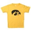 Wes And Willy Toddler Iowa Hawkeyes Logo T-Shirt Gold